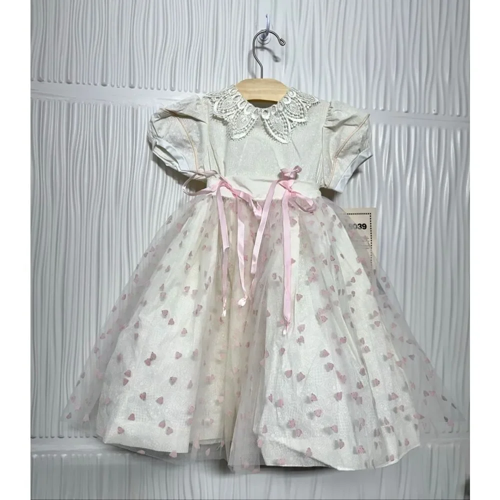 NWT Daisy Kingdom Vintage Girls Dress -2T- DEADSTOCK Collectors - made in USA
